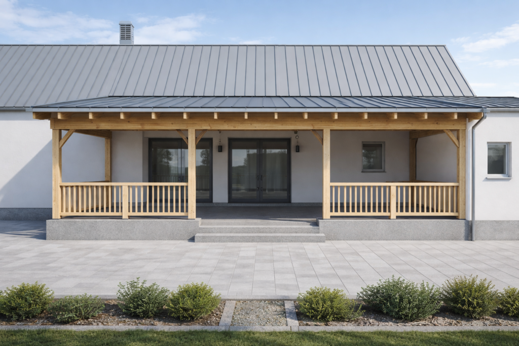 Pergola obecního domu Nové Dvory